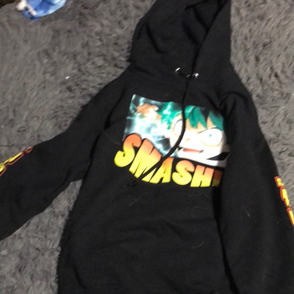 graphic anime hoodie
